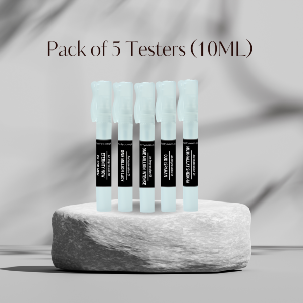 Pack of Any 5 Testers (10ML Each)