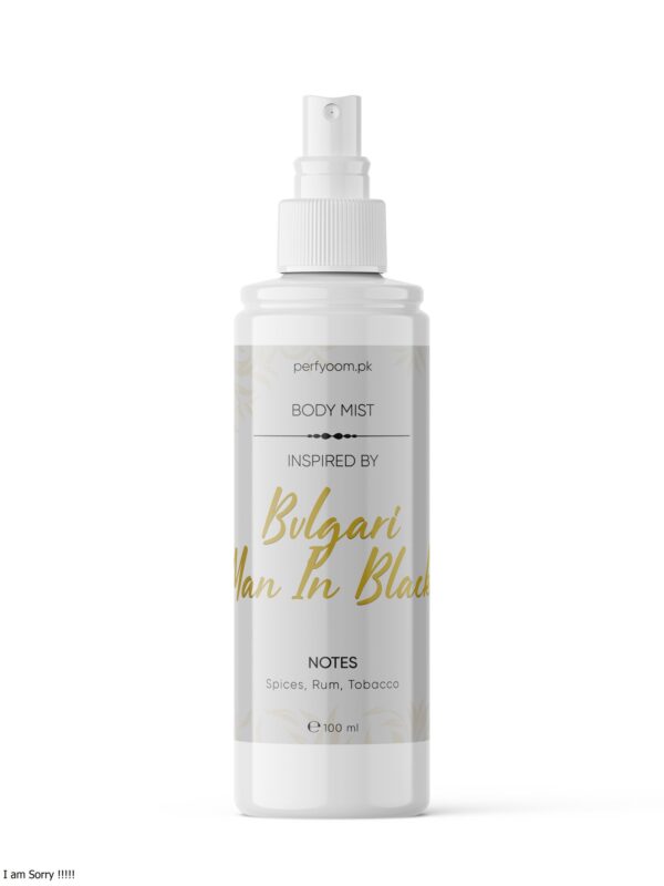 Bvlgari Man In Black – Body Mist – 100ML